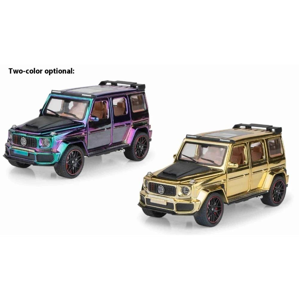 Simulation 1/32 Scale Benz G800 Electroplated Version Alloy Car Diecast Metal Model Home Interior Decoration Kid Gift Birthday Present
