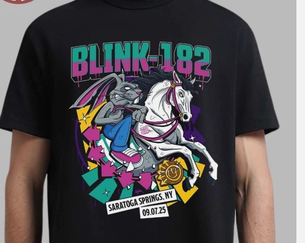 Blink 182 Saratoga Springs New York 2025 Missionary Impossible Tour 0907 Shirt