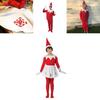Soft And Breathable Cotton Elf On The Shelf Costume For Halloween