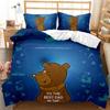 Panda Tiger Bedding Set 3D Printed Animal Duvet Cover Twin Full Queen King Double UK Supking Sizes Bed Linen Pillowcase