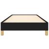 Bed Frame without Mattress Black 80 x 200 cm Fabric