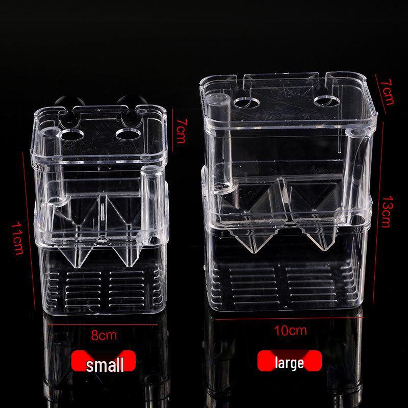 Акриловый нерестовик и изолятор для мальков петушков для нереста тропических рыб