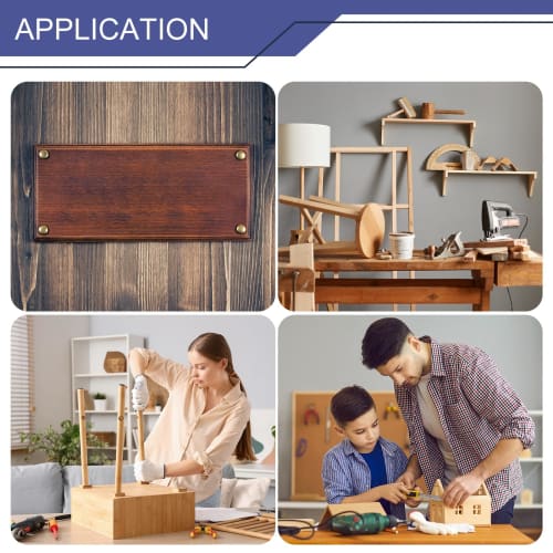 uxcell 120pcs Small Thin Nails, 1.2mm X 8mm (DxL), Small Brass Nails, Hardware Nails for Wooden DIY Decorative Boxes, Household Accessories, Bronze To