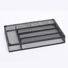 Kitchen Drawer   Carbon Steel Anti Slip Mesh Wire Utility Cutlery Tray Silverware Flatware Storage Divider for Spoons Forks