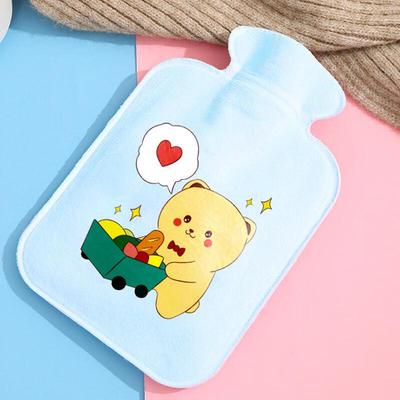 Мультяшная флокированная грелка 500 мл