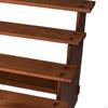 5 Tier Wooden Display Stand, Dessert Organizer, Multipurpose Rustic Cupcake Sturdy Baking