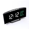 Led Digital Alarm Clock With Time Date Temperature Humidity Display 12/24h Multi-function Desk Table Clock