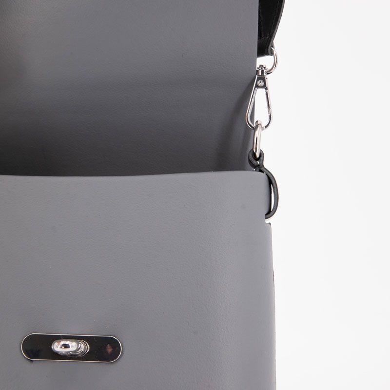 Sac à main bandoulière amovible rabat fermoir tourniquet Femme O BAG