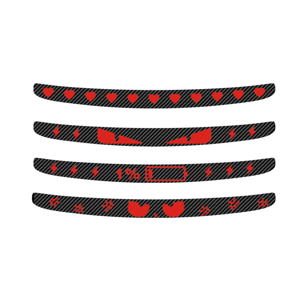 Для Tesla Model 3 Model Y High Mount Stop Light Projection Board ПВХ Мягкая доска Stop Light Patch Простая установка Аксессуары