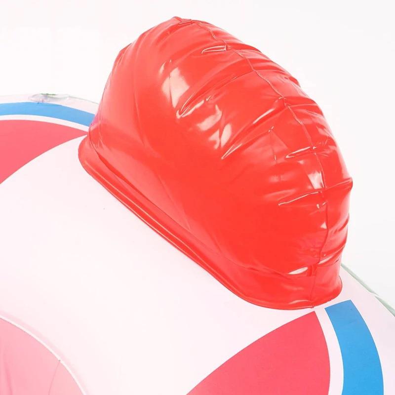 Inflatable Children's Swimming Ring Car Design Safe Pool Float for Baby Summer Water Fun