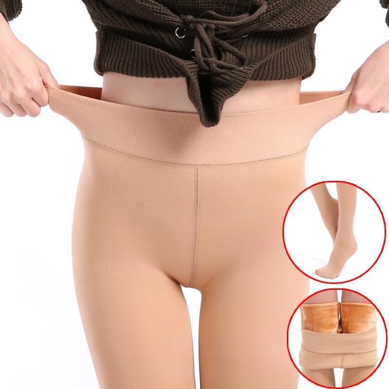 Зимние теплые женские бархатные эластичные леггинсы, брюки, толстые колготки на флисовой подкладке