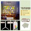 Diy Message Board Handmade Erasable Painted Acrylic Doodle Notepad Message Board Led Glass Drawing Painting Night Light Gifts