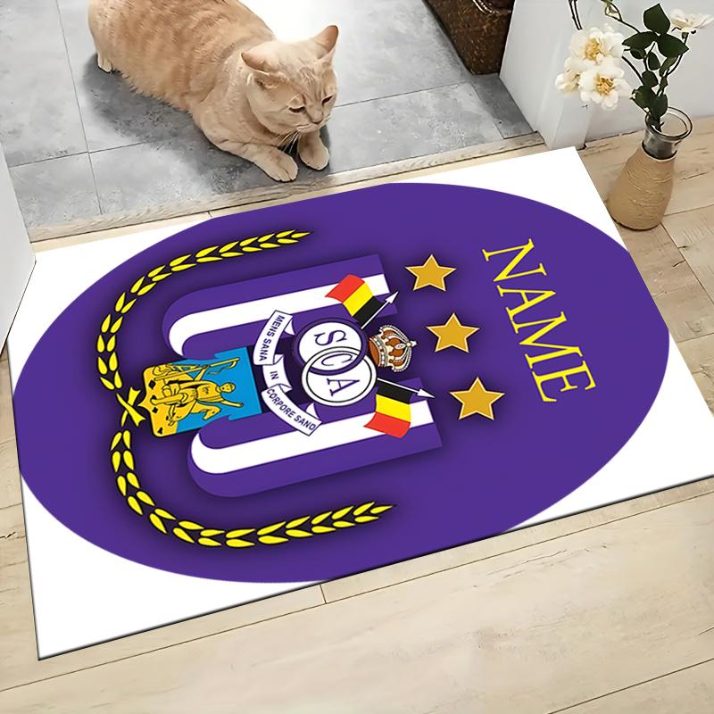 Custom Name Brentford Football Club Crest Carpet Rug Customizable Soft Washable Anti-Slip Home Living Room Sofa Mats Personalized Rug. 0909208