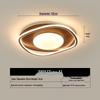 Mid-Century Modern Walnut Ceiling Light - Minimalist Wabi-Sabi Style