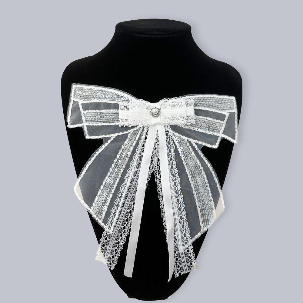 Double Layered Organza Flower Corsage Women's Clothing Collar Flower Fashion Bow Corsage