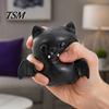 Portable Stress Reliever Halloween Bat Squeeze Toy, Spooky Relief Hand TPR Ball Relaxation Fidget Party Favors for Kids Adults Toy
