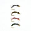 10 шт. #14 двухцветные Brassie Miges Chironomids нахлыстом/наживкой/приманками