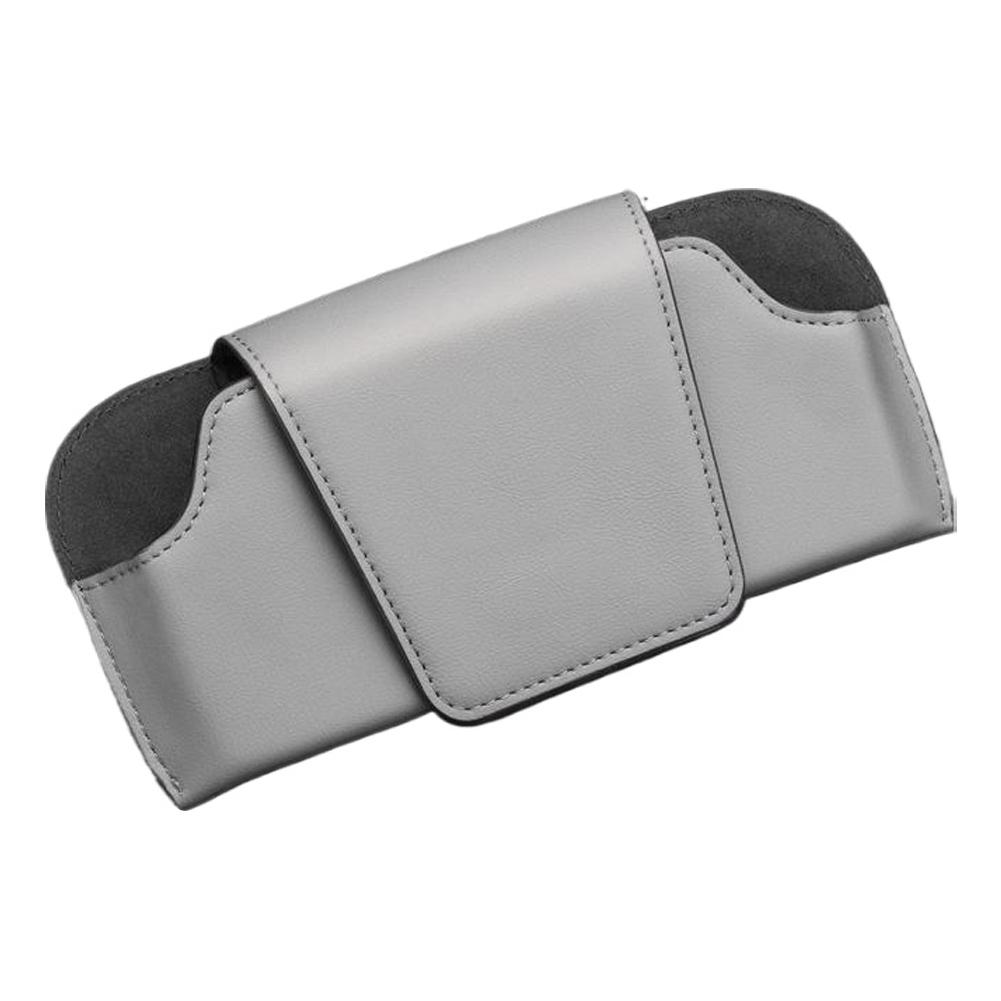 Car Sun Visor Glasses Holder Premium Leather Sunglasses Case Clip Organizer Auto Eyeglasses Storage Box Garage Hand Tools