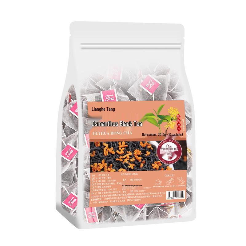 Osmanthus Black Tea Triangle Bags with Fruit & Herbal Blend