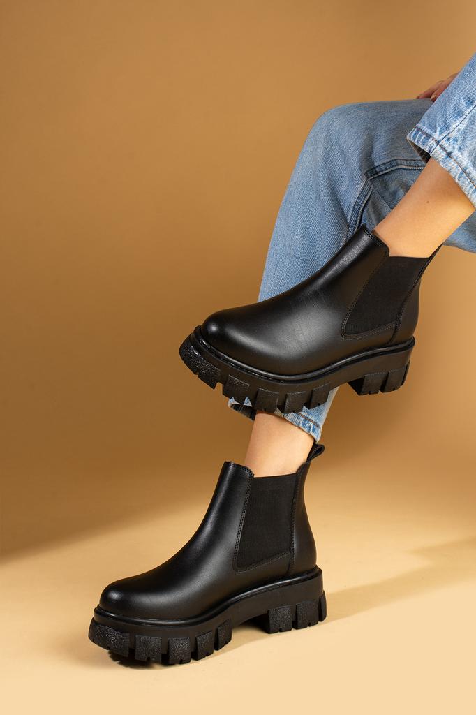 Женские ботинки с удобной эластичной теплой подкладкой и подошвой 59-908-24