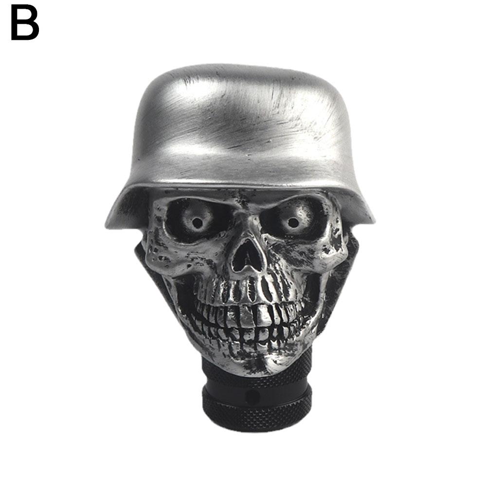 Новый шлем череп универсальный автомобиль ручка переключения передач рычаг для внедорожника кроссовера грузовика универсала хэтчбека купе C9B0