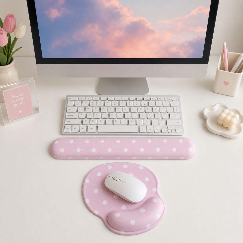 Non Slip Base Keyboard Wrist Rest Silicone Wrist Rest Support  for Laptop Table