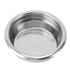 2PCS Coffee Portafilter Basket 58mm Stainless Steel 2 Cups Single Layer Filter Basket for Portafilte