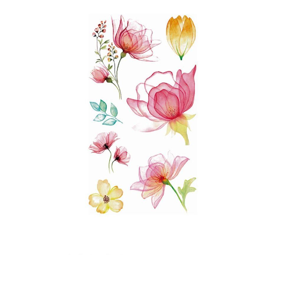 Waterproof Temporary Tattoo Sticker Anti Sweat Petal Tattoo Sticker  Chest
