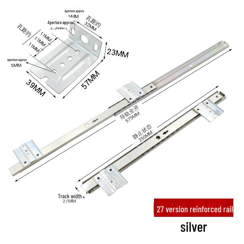 Бесшумная подставка для офисной клавиатуры с утолщенными направляющими