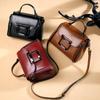 Women's Bag Fashion Handbag Genuine Leather Women's Bag Vintage Women's Bag Diagonal Bag