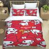 The My Melody cartoon-patterned three-piece bedding set, including a duvet cover and two pillowcases, is the perfect choice for