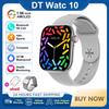 2025 New DT Watch 10 Smart Watch Men Women 3D Menu 16GB Large Memory TWS Headphones Video Playback NFC Smart Watch for Apple