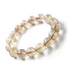 Jewelry Town Shosenkyo Rutilated Quartz 16cm Inner Power Stone for Good and Work [Eigado] Bracelet, 13.5mm Beads, Diameter, Fortune, Money,