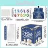 Blue Number Birthday Gift Box For Anniversary Celebrations And Decor Event