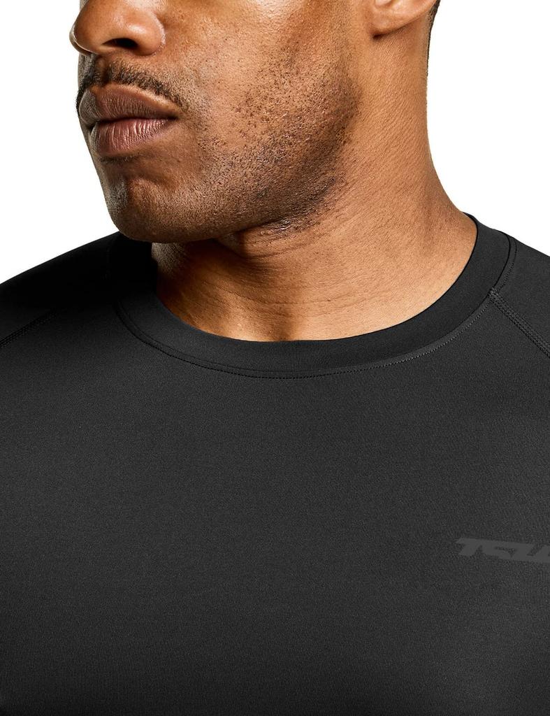 Компрессионная футболка с коротким рукавом Tesla, защита от УФ-лучей, влагоотводящая, быстросохнущая, для бега, тренировок, фитнеса, мужская