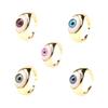Jewelry Copper Gold Plated Demon Eyes Finger Ring Vintage Cool Resin Eyes Ring Creative Personalized Punk Eyeball Ring Girls