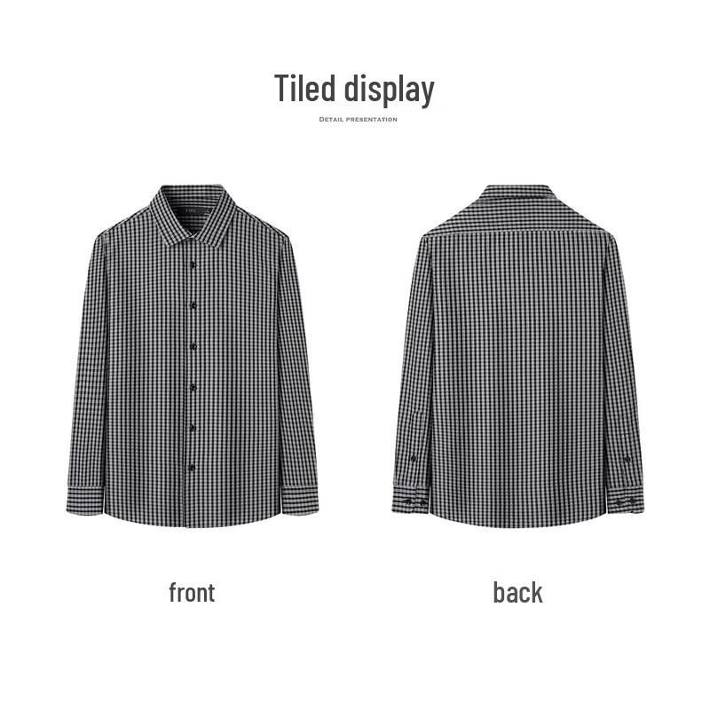 Мужская рубашка FIRS в стиле business casual с длинным рукавом