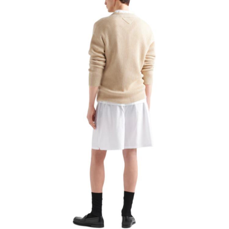PRADA Poplin Bermuda Shorts Men's SPH384-1VJP-F0009-S-OOO
