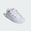 Adidas Children [ADVANCOURT SHOES] Footwear White Sneakers Sportswear Unisex EF0221 Footwear White/Real Pink/Footwear White