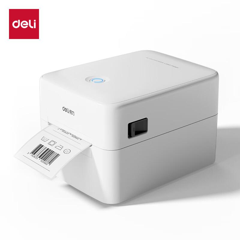 Deli USB-термопринтер этикеток DL-320, китайская вилка (адаптер в комплекте)