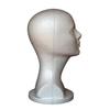 Mannequin Head Abstract Smooth Surface Foam Female Manikin Head Model Wig Hair Jewelry Display Stand for Shop