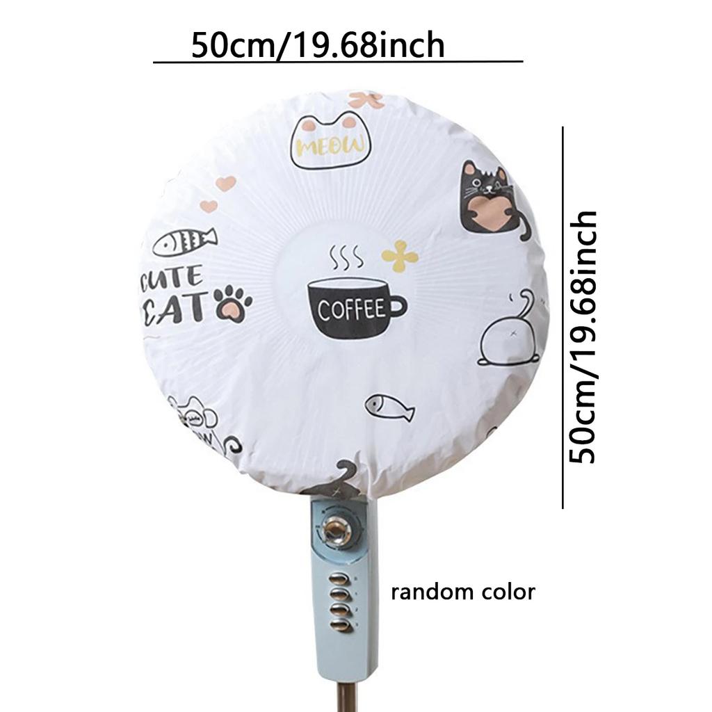 1pc-Household Electric Fan Circular Cover Washable,Perfect Storage Solution for Floor Fans-Keep Your Space Clean and Tidy-random