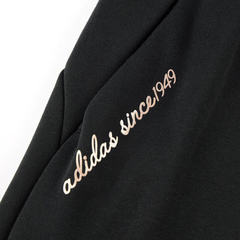 adidas FW25 Прямые дышащие шнурованные повседневные брюки средней посадки женские низ KS2409