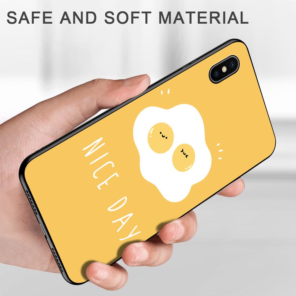 Чехол для телефона с мультяшным растением, кактусом, закуской, снегом, палкой