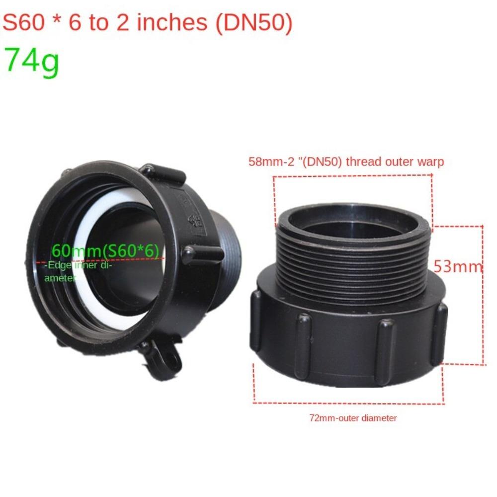 Пластиковый соединитель для тонны барреля IBC Разъем для шланга IBC Новый адаптер для бака IBC Тоннай баррель