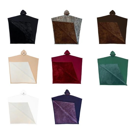 Yousheng Hooded Cape Jacket Blanket Hoodie Stress Relief Weighted Comfort Modern Style Casual Blanket Coat Daily Wear