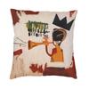 Чехол для подушки Basquiats New York Street с граффити 60x60 см, полиэстер, наволочка для дивана, квадратная наволочка, декоративная домашняя наволочка