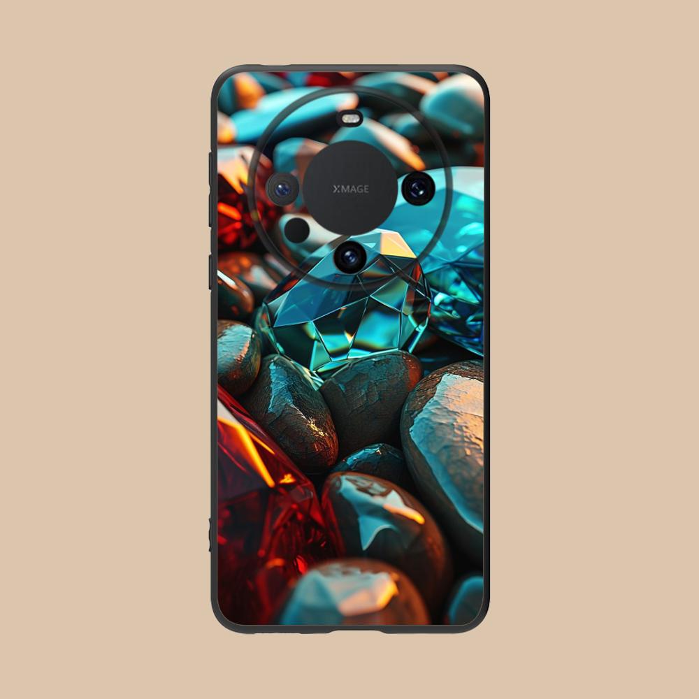 Aesthetic Stones Mobile Phone Case for Huawei Mate 60 50 40 30 20 10 Pro Plus Lite E 5G Colorful Printing Cover Cellphones Cover