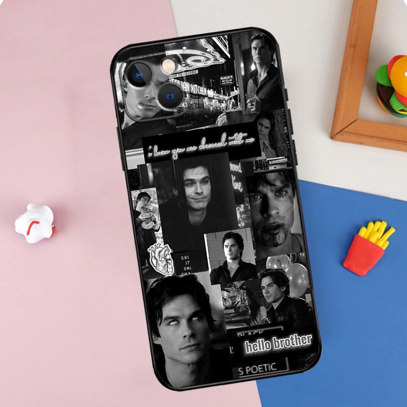 Чехол для телефона из сериала Дневники вампира Для iPhone 16 Pro Max 11 12 13 Mini 14 15 Pro Max XR 16e 15 16 Plus Защитная крышка