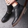 Зимние мужские ботинки из натуральной кожи, высококачественные деловые формальные ботинки «Челси», брендовые мужские прогулочные ботинки, спортивные ботинки класса люкс для активного отдыха